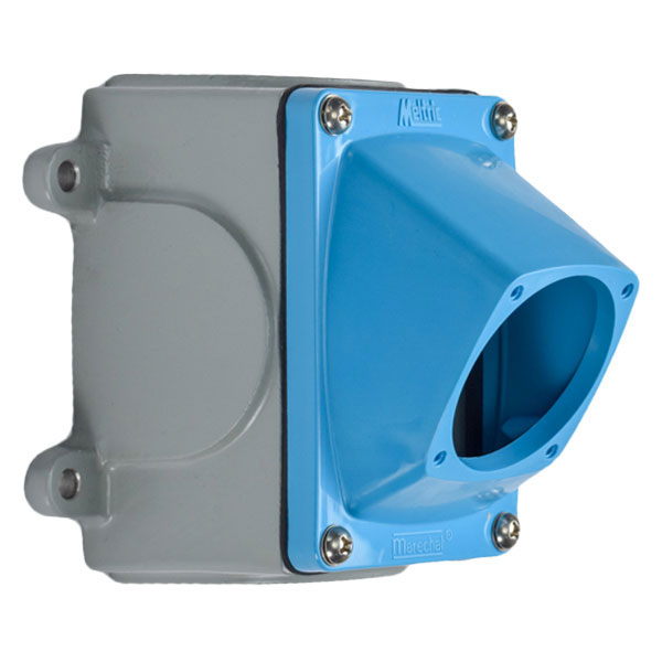 711C3N05 - BOX/ANGLE ADAPTER 30 DEGREE POLY BLUE SIZE 1 1/2